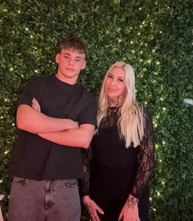 Jake Young visiting Firmin Fitness & Wellness for a treatment with Kate.